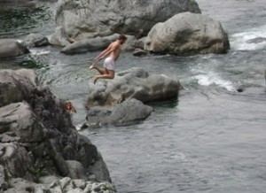 river jump